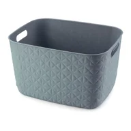 Kosze wiklinowe - Plastikowy koszyk do przechowywania 38x29x22 cm Softex – Curver - miniaturka - grafika 1