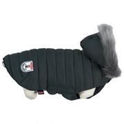 Ubranka dla psów - Zolux Nieprzemakalna kurtka puchowa z kapturem Urban S30 kol szary - miniaturka - grafika 1