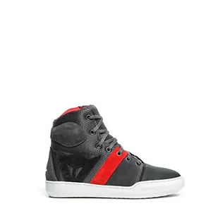 DAINESE York Air Lady Shoes, Lekkie Letnie Buty Motocyklowe Kobiety, Phantom/Czerwony, 36 - Buty motocyklowe - miniaturka - grafika 1