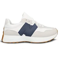 Sneakersy męskie - Buty Sneakersy Męskie Białe Sardoal Lekkie Stylowe Modne Z Ekologicznej Skóry Trwale Retro Nowoczesne Bardzo Wygodne 45 - miniaturka - grafika 1