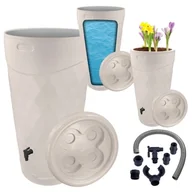Zbiorniki na deszczówkę - Mochtoys Pojemnik Na Deszczówkę 220 Litrów Z Przykrywką Diamond + Akcesoria - miniaturka - grafika 1