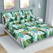 Pościel - Bellatex Pościel z kory Dżungla, 200 x 220 cm, 2x 70 x 90 cm, 200 x 220 cm, 2 ks 70 x 90 cm - miniaturka - grafika 1