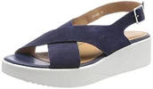 Sandały damskie - Geox Sandały damskie D LAUDAR, granatowe, 37,5 EU, grantowy, 37.5 EU - miniaturka - grafika 1