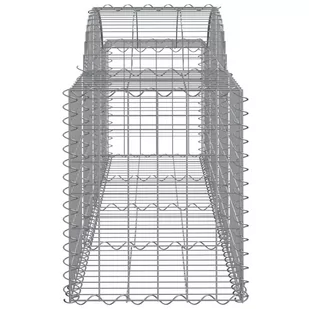 VIDAXL Kosze gabionowe, 30 szt, 200x50x60/80 cm, galwanizowane żelazo - Ogrodzenia - miniaturka - grafika 6