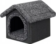 Budy dla psów - DOGGY R1 BUDA LAMB CZARNA - miniaturka - grafika 1