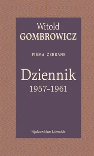Dziennik 1957&#8211;1961. Pisma zebrane - Pamiętniki, dzienniki, listy - miniaturka - grafika 1