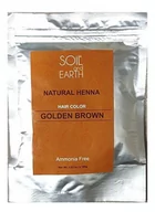 Farby do włosów i szampony koloryzujące - SOIL AND EARTH Naturalna Henna do włosów Indyjska ZŁOTY BLOND 100g Soil &Earth 8906054671062 - miniaturka - grafika 1