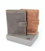 Portfele - Portfel Męski Skórzany ALWAYS WILD Skóra Licowa Duży Pionowy Z Zapięciem RIFD N4L-CHM 13 x 10 x 2 [cm] - miniaturka - grafika 1