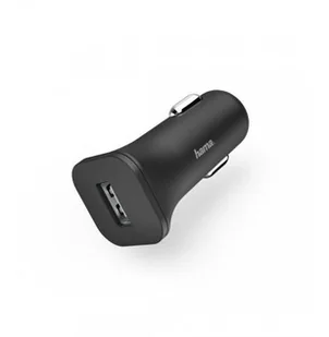 HAMA Ładowarka Samochodowa 1xUSB 1.2A Czarna - Ładowarki samochodowe - miniaturka - grafika 2