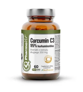 PHARMOVIT (suplementy diety) KURKUMINA 60 KAPSUŁEK 27,3 g - PHARMOVIT (CLEAN LA - Suplementy naturalne - miniaturka - grafika 1