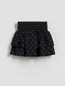 Sukienki i spódniczki dla dziewczynek - Reserved - Spódnico-szorty - czarny - miniaturka - grafika 1