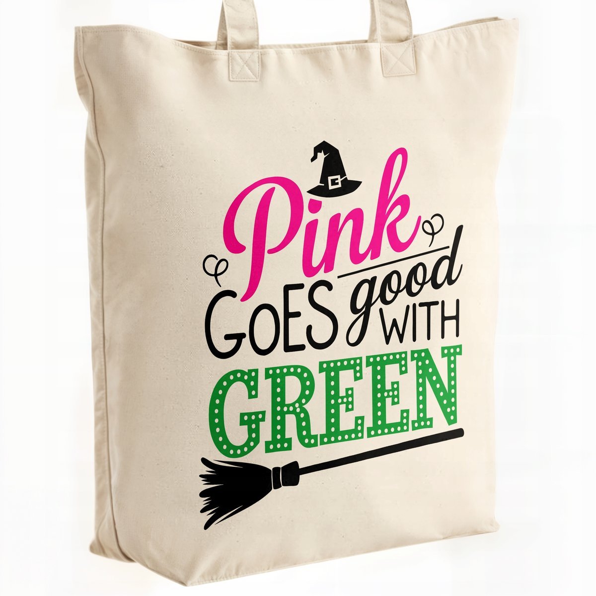 Torba bawełniana Premium Wicked For Good Oz Elphaba Glinda Dla Fanów