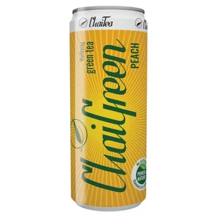 ChaiGreen Peach Niegazowany napój z naturalnym ekstraktem zielonej herbaty 330 ml - Soki i napoje niegazowane - miniaturka - grafika 1