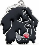 Odblaski i adresówki - Zawieszka Adresówka Identyfikator z grawerem dla psa nowofundland - miniaturka - grafika 1