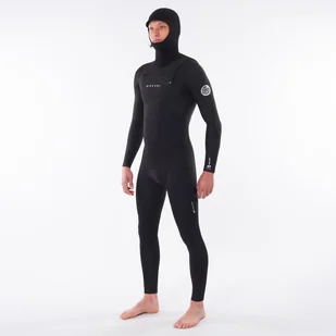 Męska Pianka surfing RIP CURL D/PATROL HOOD 54GB C/ZIP WSM9BM_90 – Czarny - Pianki do pływania - miniaturka - grafika 1