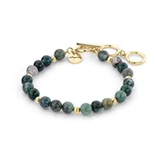 Bransoletki - Tamaris Bransoletka TJ-0360-B-21 zielona, 21, Stal nierdzewna, agat mchowy - miniaturka - grafika 1