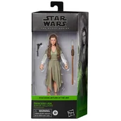 Figurki kolekcjonerskie - Hasbro, Star Wars Black Series, Figurka kolekcjonerska, Princess Leia (Ewok Village), 15 cm, F4352 - miniaturka - grafika 1