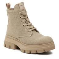 Botki damskie - Trapery Calvin Klein Jeans Chunky Combat Laceup Boot Co YW0YW01239 Trabetine ACC - miniaturka - grafika 1