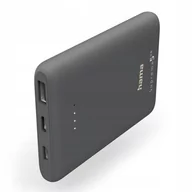 Akcesoria turystyczne - Powerbank Hama 5000 mAh USB A, USB C + kabel - miniaturka - grafika 1