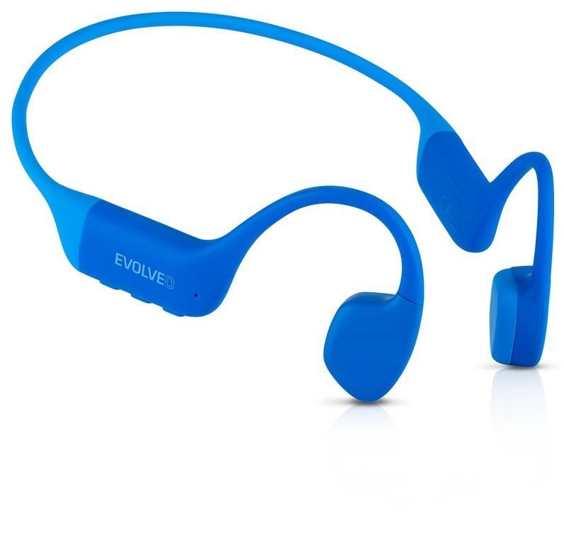 Evolveo bezprzewodowa słuchawki BoneMax MP3 32GB na kości policzkowej IPX8 niebieski