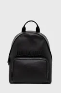 Plecaki - Karl Lagerfeld plecak męski kolor czarny duży z nadrukiem - miniaturka - grafika 1