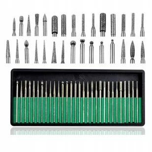 Frezy do frezarki diamentowe zestaw, 30 szt. - Frezarki do paznokci - miniaturka - grafika 1