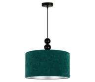 Lampy sufitowe - Duolla - Żyrandol na lince LYON 1xE27/15W/230V śr. 40 cm zielony - miniaturka - grafika 1