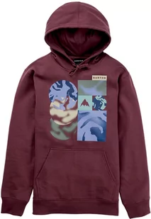 bluza męska BURTON GRAVITATION PO HOOD Almandine - Bluzy męskie - miniaturka - grafika 1