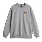 Bluzy męskie - Bluza Męska VANS Retro CO Crew Cement Heather VN000M2202F1 XL - miniaturka - grafika 1