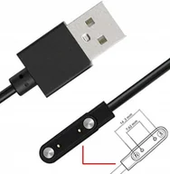 Akcesoria do smartwatchy - Ładowarka Magnetyczna Kabel 60Cm Usb Do Smartwatcha 7,62Mm - 2 Piny - miniaturka - grafika 1