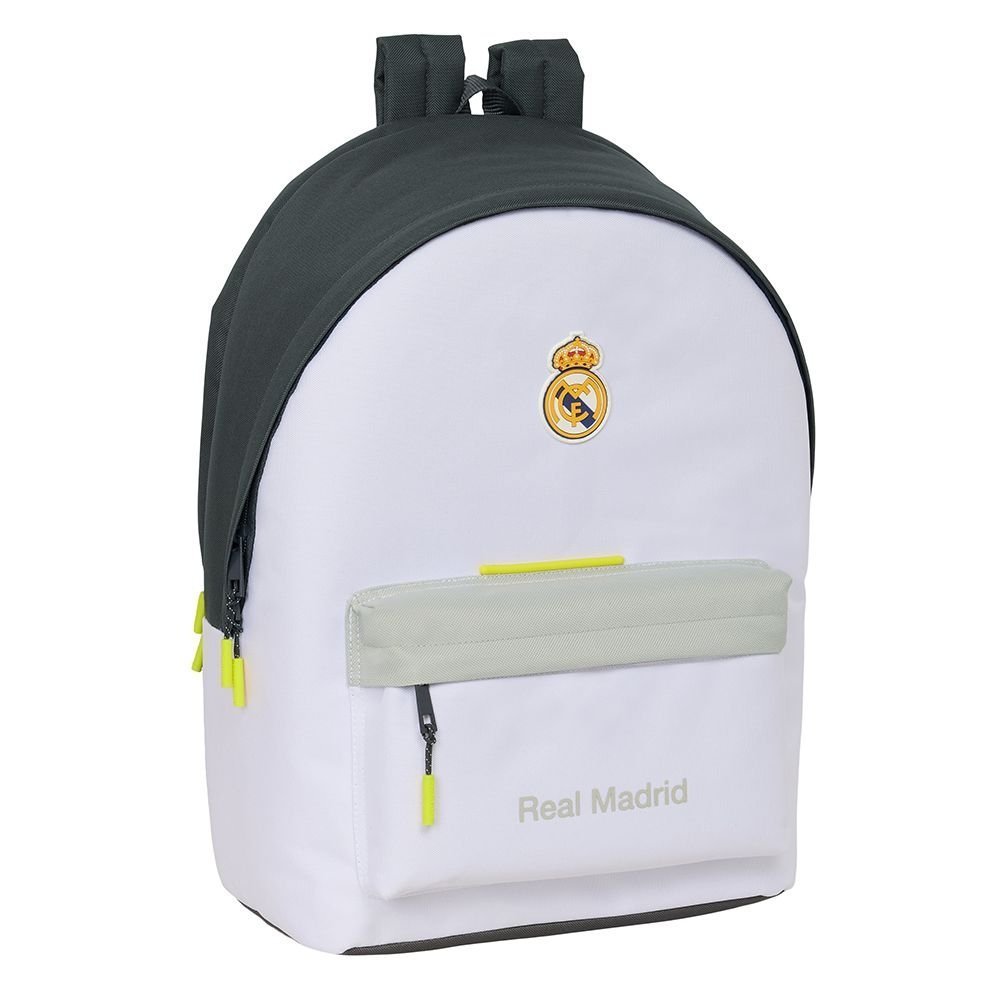 Real Madryt plecak sportowy z USB i z miejscem na laptopa double backpack 612554820