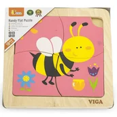 Puzzle - VIGA 50138 Puzzle na podkładce - Pszczółka - miniaturka - grafika 1
