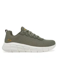 Sneakersy damskie - Sneakersy Skechers BOBS Sport B Flex - Visionary Essence 117346/OLV Zielony - miniaturka - grafika 1