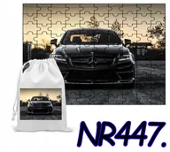 Puzzle - PUZZLE 110 EL. UKŁADANKA MOTORYZACJA MERCEDES AUTA + WORECZEK Z NADRUKIEM - miniaturka - grafika 1
