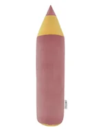 Kołdry i poduszki dla dzieci - Poduszka Kredka Velvet DUSTY PINK - miniaturka - grafika 1