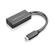 Kable - Lenovo Usb C To Hdmi Adapter Black - miniaturka - grafika 1