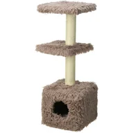 Drapaki dla kotów - Drapak dla kota 30 x 30 x 89 cm brązowy - miniaturka - grafika 1