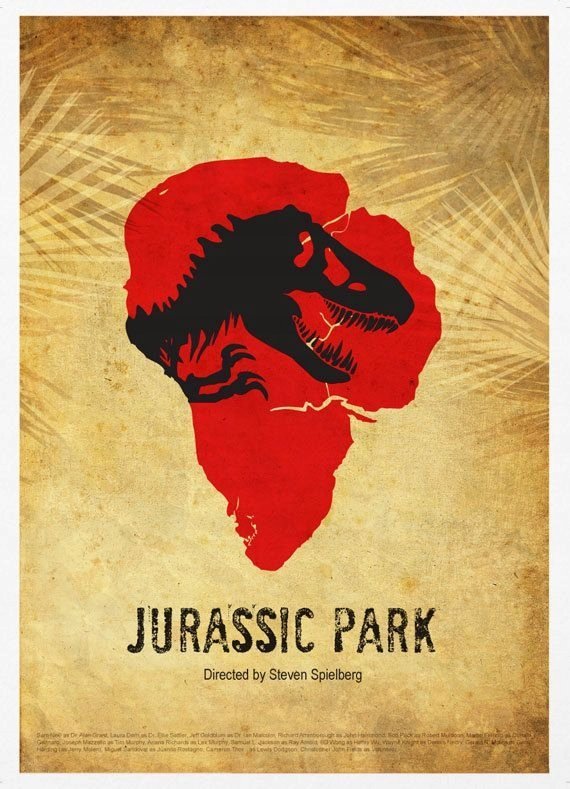 PODKŁADKA POD MYSZ Z Nadrukiem 22x18 cm Jurassic Park Dino Tekst Prezent