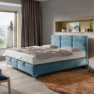 Łóżka - Łóżko LOGAN COMFORTEO tapicerowane : Rozmiar - 180x200, Pojemnik  - Z pojemnikiem, Tkanina - Grupa V - miniaturka - grafika 1