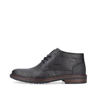 Moda i Uroda OUTLET - Rieker Męskie buty 17604, czarne, 40 UE - miniaturka - grafika 1