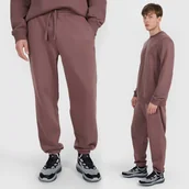 Dresy męskie - Spodnie Męskie 4F Sportowe Dresowe Joggery Brązowe 4FWAW25TTROM1273 XL Brązowy - miniaturka - grafika 1