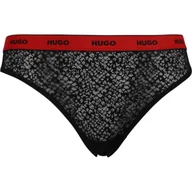 Majtki damskie - Hugo Bodywear Koronkowe figi 3-pack - miniaturka - grafika 1
