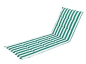 Poduszki ogrodowe - Poduszka na leżak Oliwier - Zielony z pasami OLI - miniaturka - grafika 1