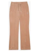 Spodnie sportowe damskie - Juicy Couture Spodnie dresowe w kolorze beżowym - miniaturka - grafika 1