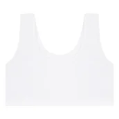 Biustonosze - Top Biustonosz Dziewczęcy Klasyczny Bawełniany Biały Gładki 1-SZT MORAJ 128 - miniaturka - grafika 1