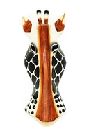 Dekoracje domu - MASKA DREWNIANA RZEŹBA DEKORACJA NA ŚCIANĘ - miniaturka - grafika 1