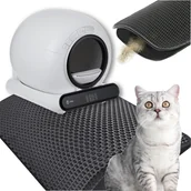Pozostałe akcesoria dla kotów - DWUWARSTWOWA DUŻA MATA WYCIERACZKA POD KUWETĘ DLA KOTA 3 KOLORY ISAJ MT1 - miniaturka - grafika 1