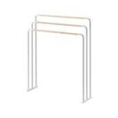 Wieszaki łazienkowe - Biały wieszak na ręczniki YAMAZAKI Plane - miniaturka - grafika 1