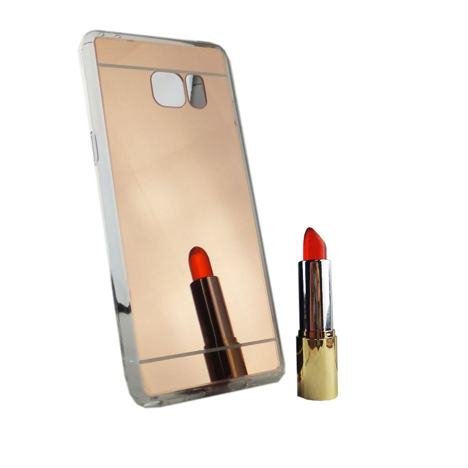 Etui na telefon Samsung Galaxy Note 7 Mirror Soft Case Protective Cover Rose Gold
