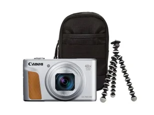 Canon PowerShot SX740 HS LITE EDITION TRAVEL srebrny - Aparaty Cyfrowe - miniaturka - grafika 1